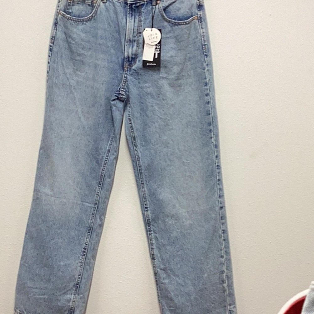 Full length straight fit jeans